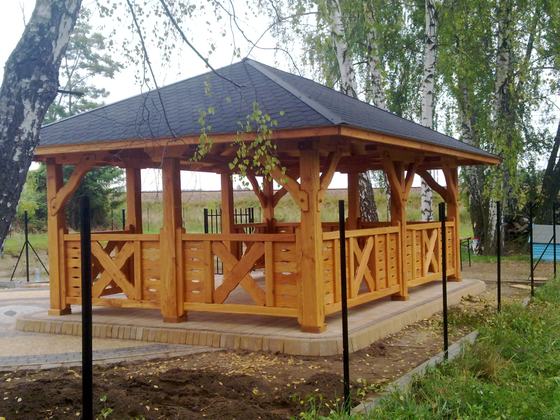 Altany wolnostojące AW002 - realizacja Ciesielnia