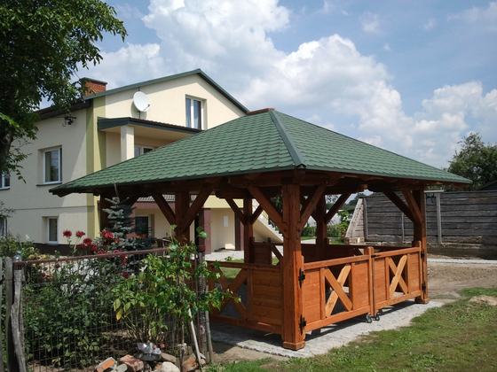 Altany wolnostojące AW003 - realizacja Ciesielnia