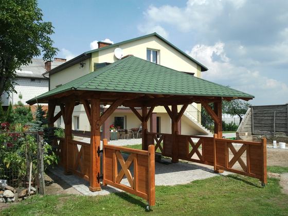 Altany wolnostojące AW003 - realizacja Ciesielnia