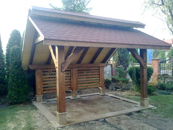 Altany wolnostojące AW011 - realizacja Ciesielnia