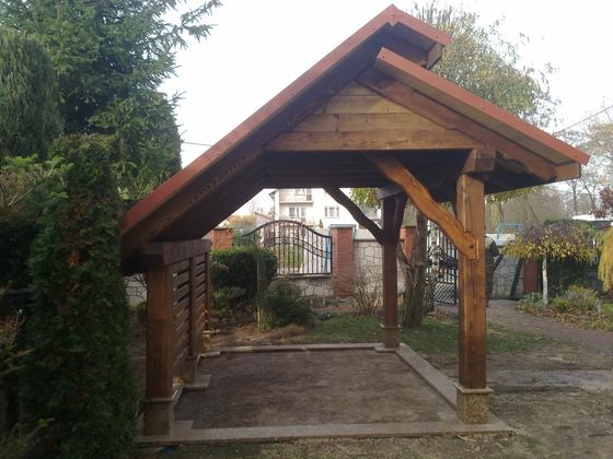 Altany wolnostojące AW011 - realizacja Ciesielnia