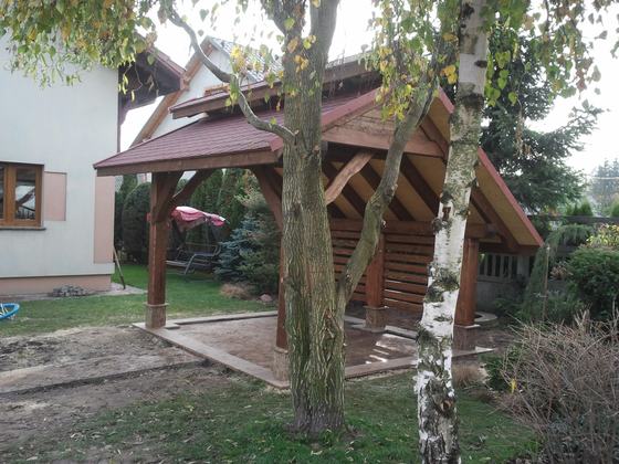 Altany wolnostojące AW011 - realizacja Ciesielnia