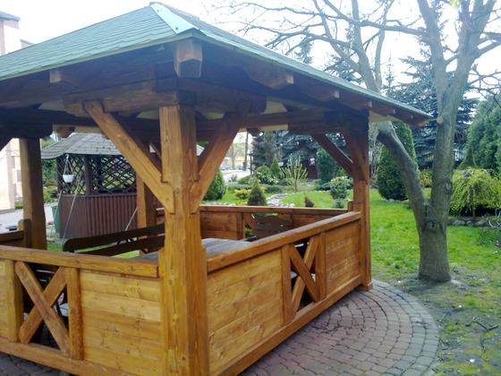 Altany wolnostojące AW012 - realizacja Ciesielnia