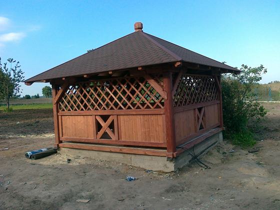 Altany wolnostojące AW014 - realizacja Ciesielnia