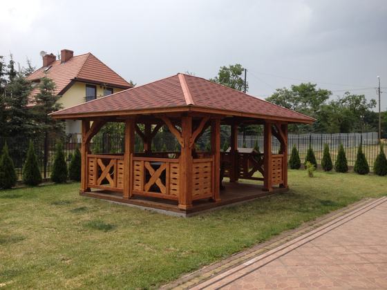 Altany wolnostojące AW017 - realizacja Ciesielnia