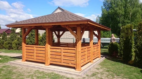 Altany wolnostojące AW021 - realizacja Ciesielnia