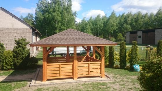 Altany wolnostojące AW021 - realizacja Ciesielnia