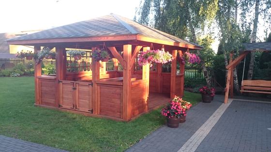 Altany wolnostojące AW022 - realizacja Ciesielnia