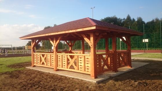 Altany wolnostojące AW023 - realizacja Ciesielnia