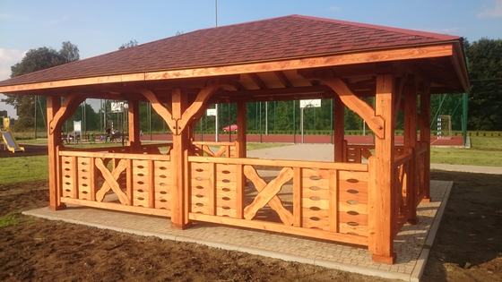Altany wolnostojące AW023 - realizacja Ciesielnia