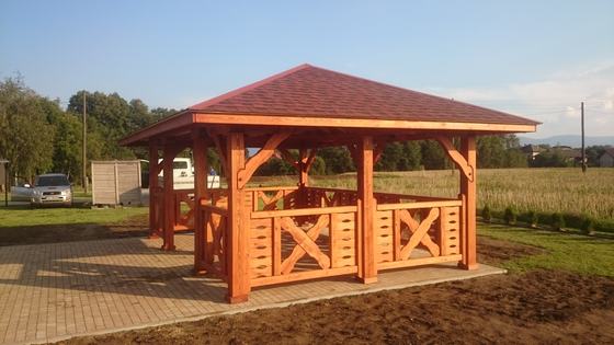 Altany wolnostojące AW023 - realizacja Ciesielnia