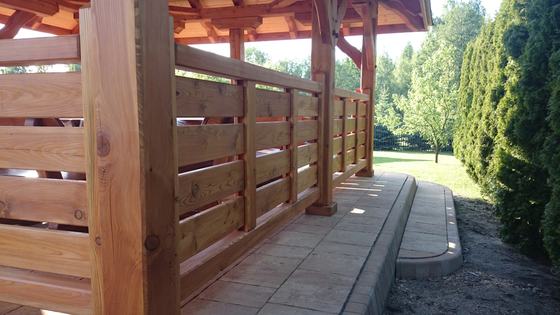 Altany wolnostojące AW025 - realizacja Ciesielnia