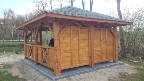 Altany wolnostojące AW028 - realizacja Ciesielnia
