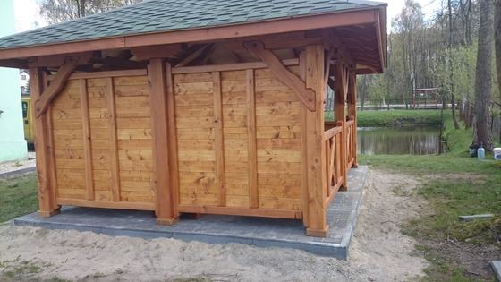 Altany wolnostojące AW028 - realizacja Ciesielnia