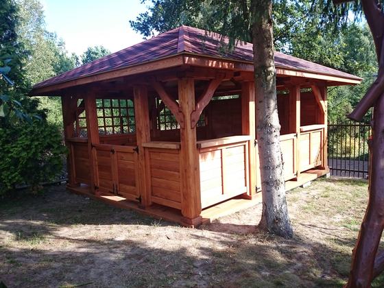 Altany wolnostojące AW029 - realizacja Ciesielnia