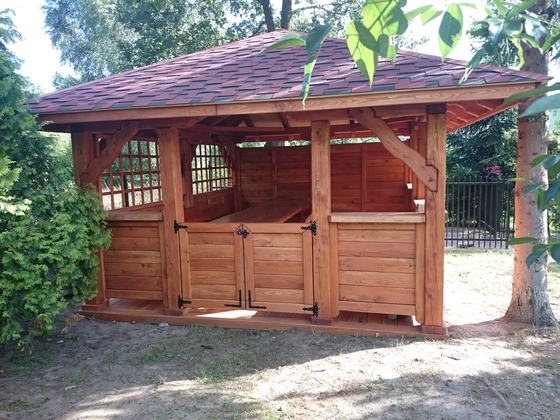 Altany wolnostojące AW029 - realizacja Ciesielnia