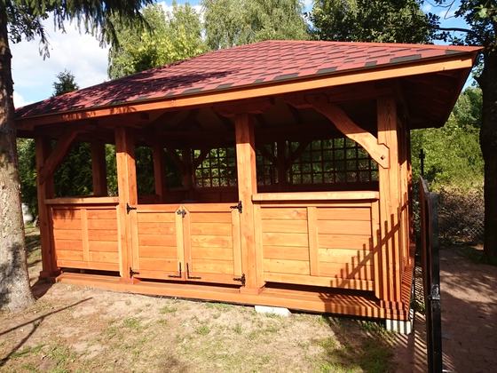 Altany wolnostojące AW029 - realizacja Ciesielnia
