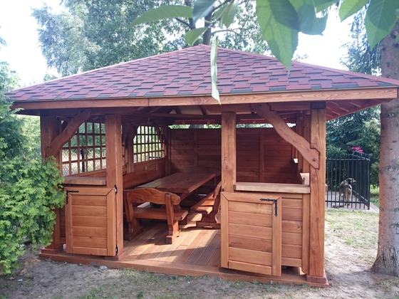 Altany wolnostojące AW029 - realizacja Ciesielnia