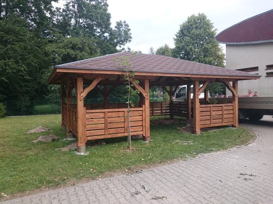 Altany wolnostojące AW039 - realizacja Ciesielnia