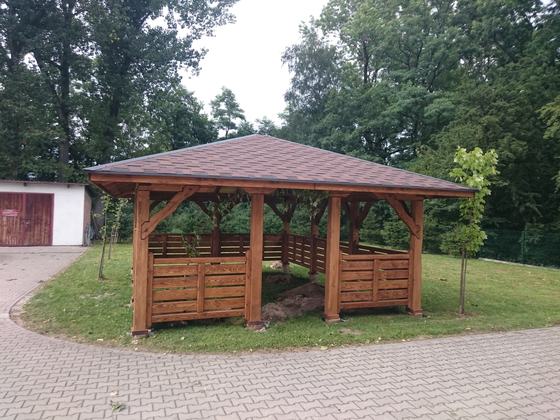 Altany wolnostojące AW039 - realizacja Ciesielnia
