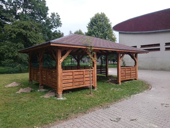 Altany wolnostojące AW039 - realizacja Ciesielnia