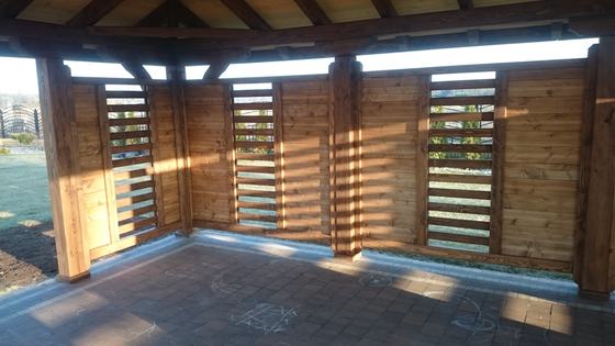 Altany wolnostojące AW040 - realizacja Ciesielnia
