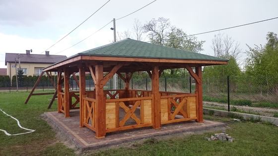 Altany wolnostojące AW041 - realizacja Ciesielnia