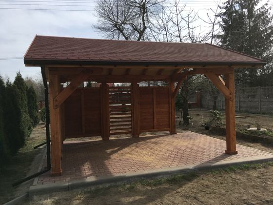 Altany wolnostojące AW042 - realizacja Ciesielnia