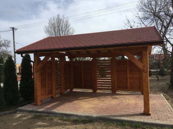 Altany wolnostojące AW042 - realizacja Ciesielnia
