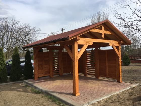 Altany wolnostojące AW042 - realizacja Ciesielnia