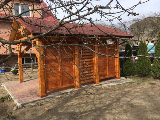 Altany wolnostojące AW042 - realizacja Ciesielnia