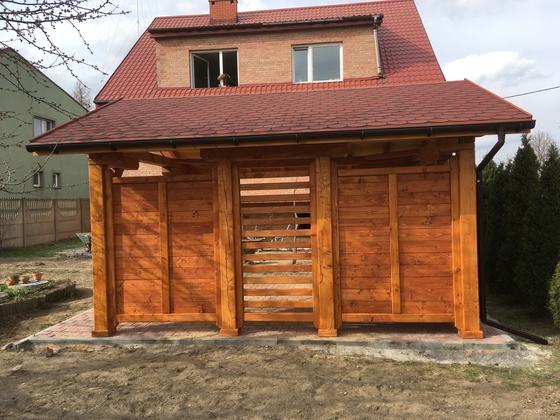 Altany wolnostojące AW042 - realizacja Ciesielnia