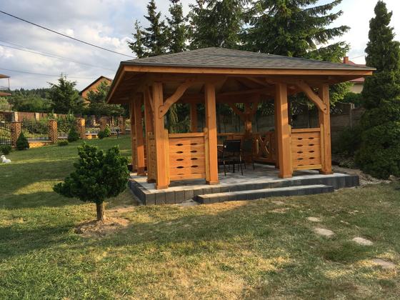 Altany wolnostojące AW045 - realizacja Ciesielnia