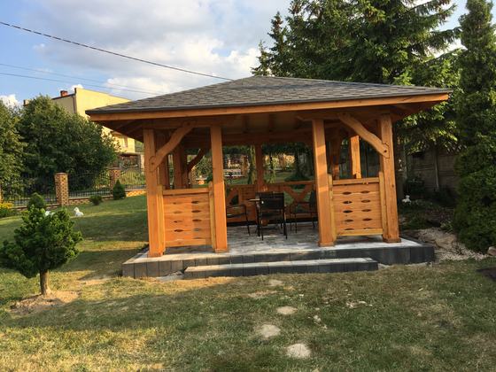 Altany wolnostojące AW045 - realizacja Ciesielnia