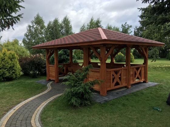 Altany wolnostojące AW047 - realizacja Ciesielnia