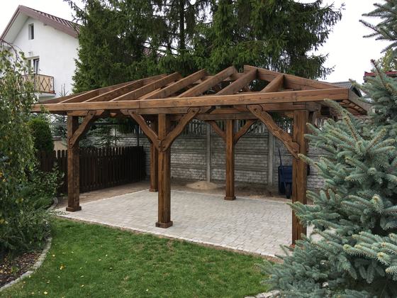 Altany wolnostojące AW049 - realizacja Ciesielnia