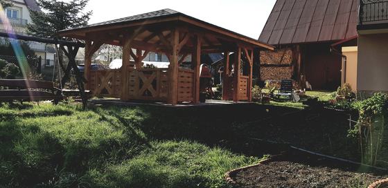 Altany wolnostojące AW051 - realizacja Ciesielnia