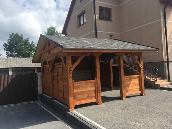 Altany wolnostojące AW053 - realizacja Ciesielnia