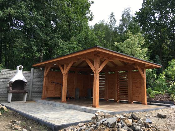 Altany wolnostojące AW056 - realizacja Ciesielnia