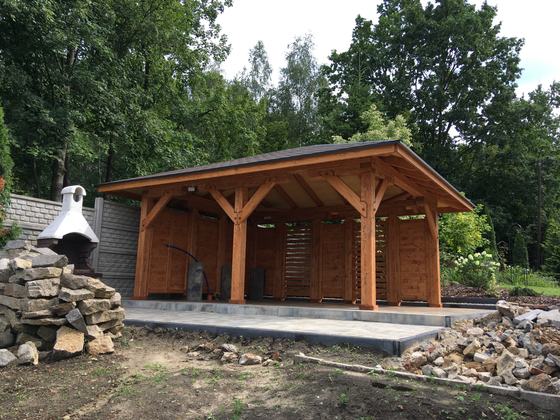 Altany wolnostojące AW056 - realizacja Ciesielnia