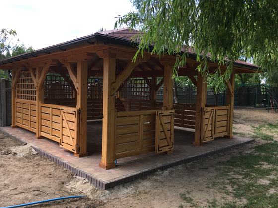Altany wolnostojące AW057 - realizacja Ciesielnia