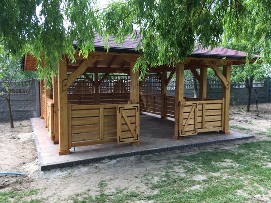 Altany wolnostojące AW057 - realizacja Ciesielnia