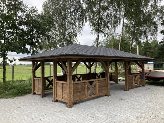 Altany wolnostojące AW059 - realizacja Ciesielnia
