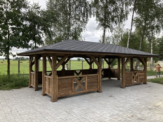 Altany wolnostojące AW059 - realizacja Ciesielnia