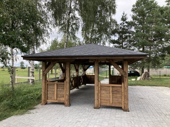 Altany wolnostojące AW059 - realizacja Ciesielnia