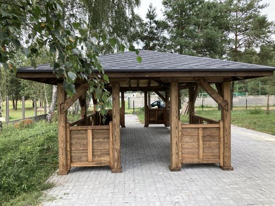 Altany wolnostojące AW059 - realizacja Ciesielnia