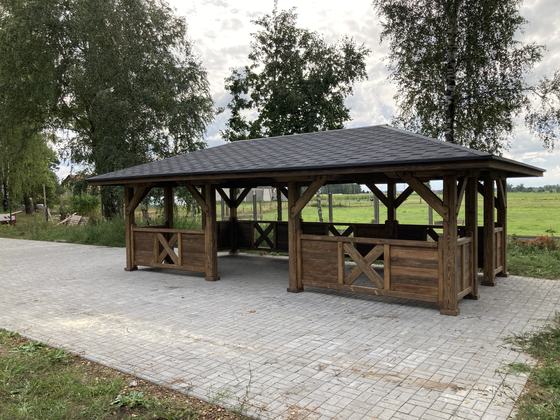 Altany wolnostojące AW059 - realizacja Ciesielnia