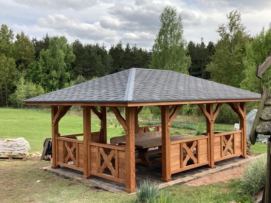 Altany wolnostojące AW061 - realizacja Ciesielnia