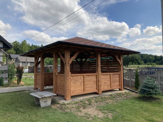 Altany wolnostojące AW062 - realizacja Ciesielnia