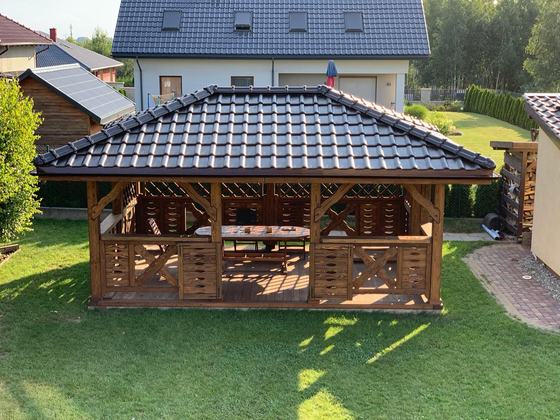 Altany wolnostojące AW063 - realizacja Ciesielnia